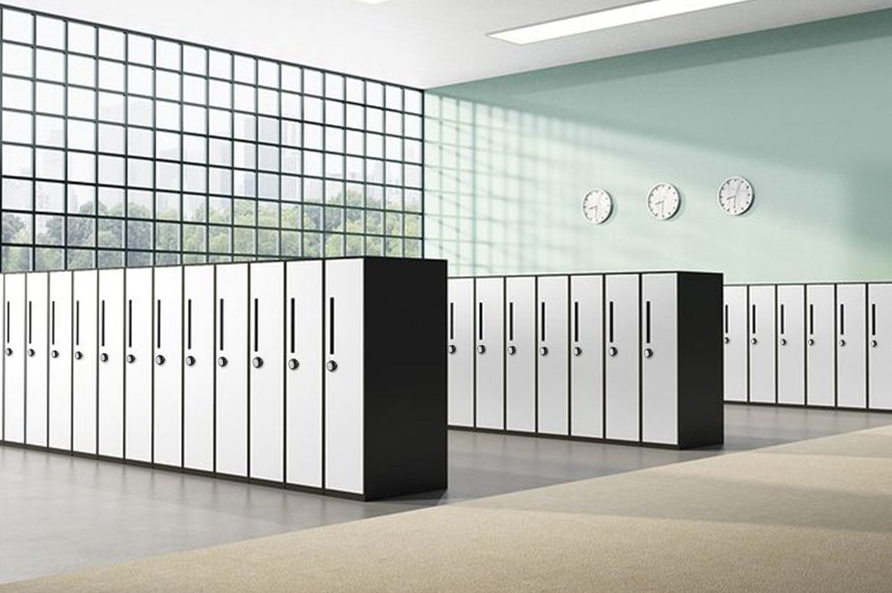How does Make electronic code lock make the locker smarter?