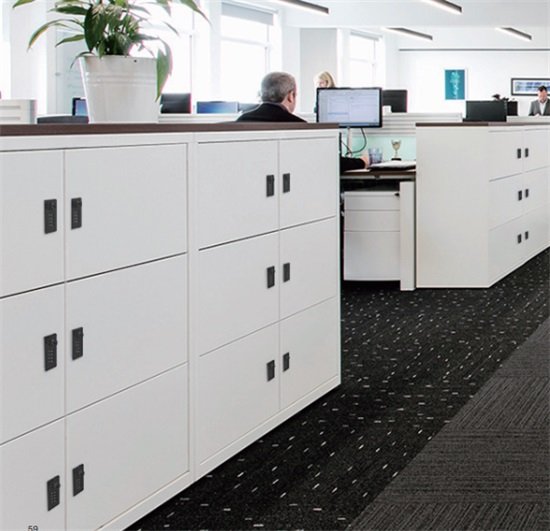 These two modes of office furniture locks are super easy to use!