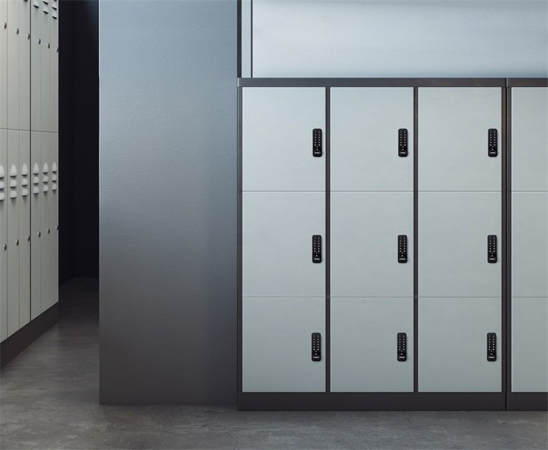 Why is an electronic combination lock more suitable as a locker lock?